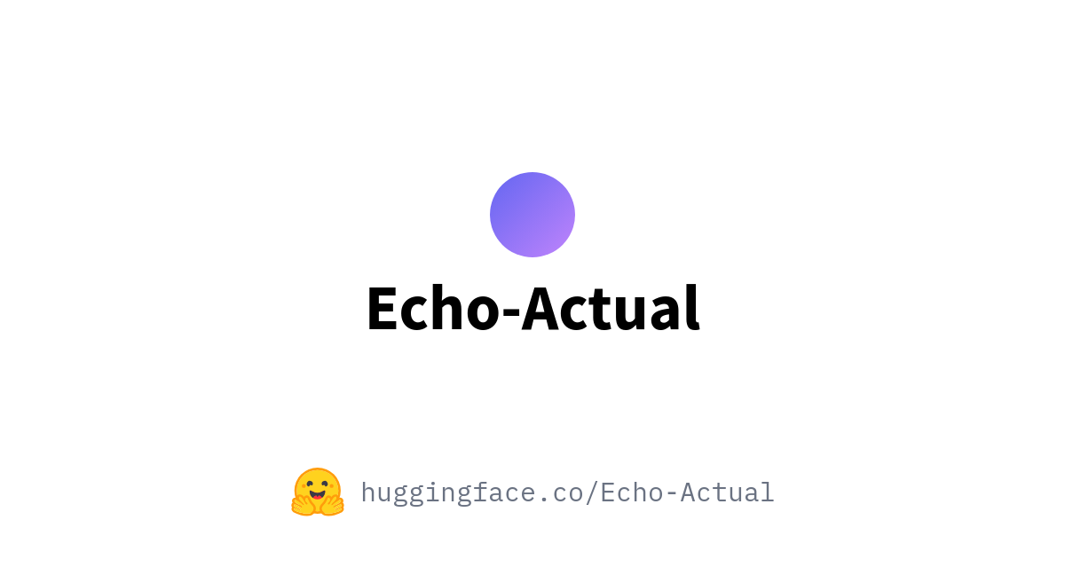 Echo Actual Nate King