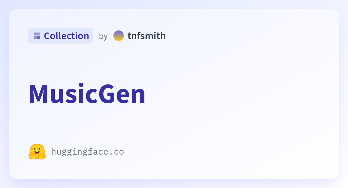 MusicGen A Tnfsmith Collection