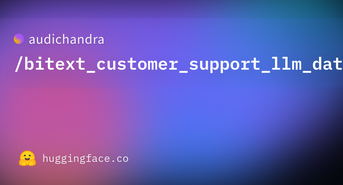 Audichandra Bitext Customer Support Llm Dataset Indonesian Datasets