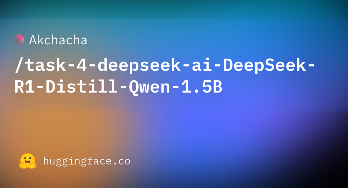 Special Tokens Map Json Akchacha Task 4 Deepseek Ai DeepSeek R1