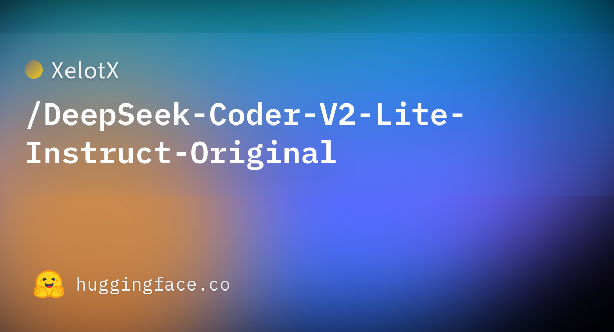 Readme Md Xelotx Deepseek Coder V Lite Instruct Original At Main