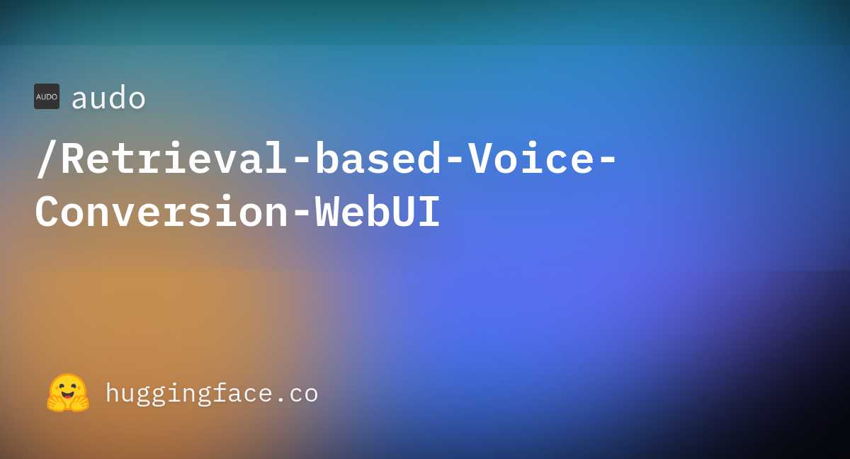 Commits Audo Retrieval Based Voice Conversion Webui