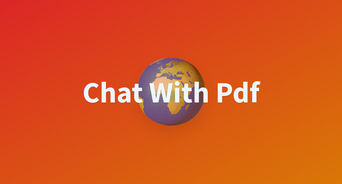 Chat With Pdf A Hugging Face Space By Aamirali