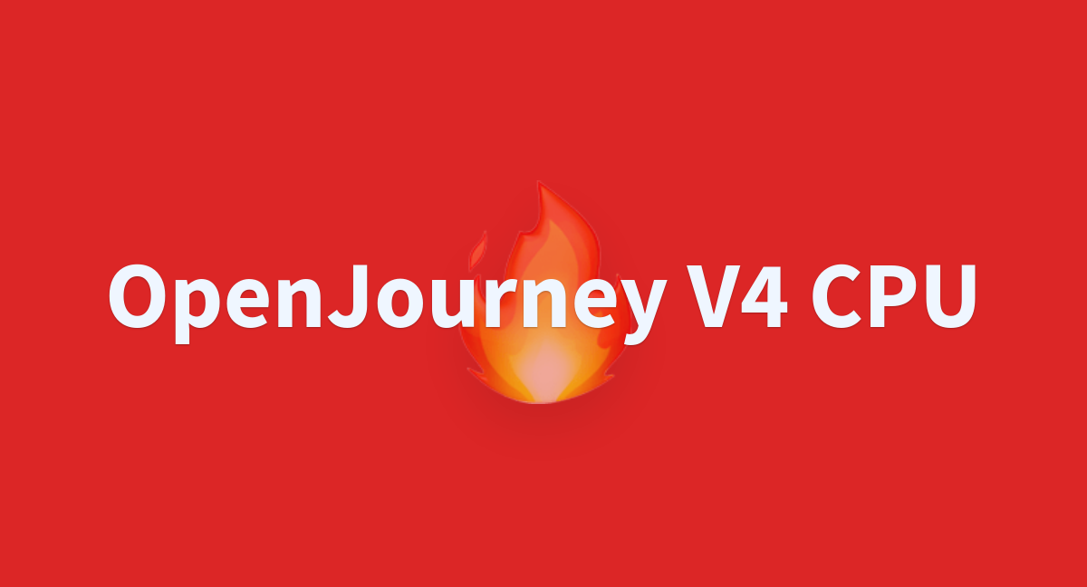 OpenJourney V4 CPU A Hugging Face Space By Manjushri