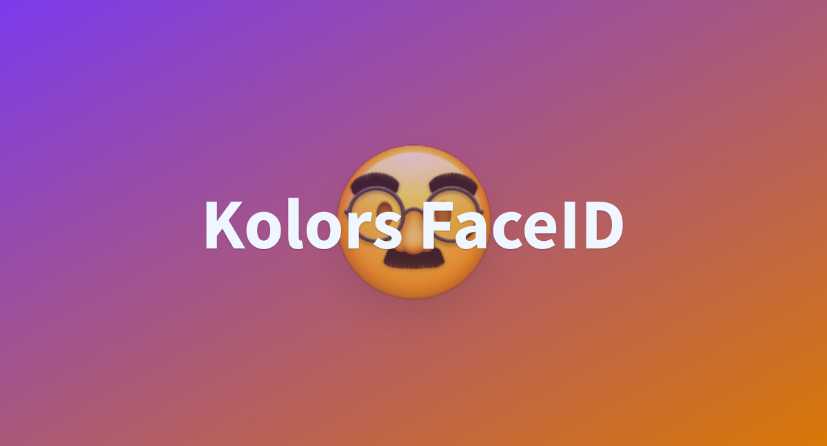 Kolors Faceid A Hugging Face Space By Aiqtech