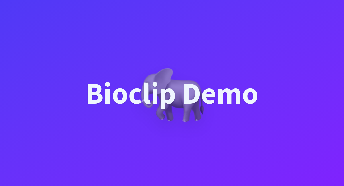 Imageomics Bioclip Demo At Main