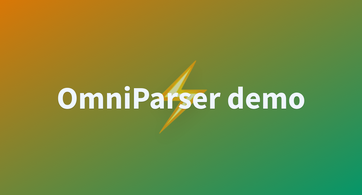 OmniParser Demo A Hugging Face Space By Microsoft