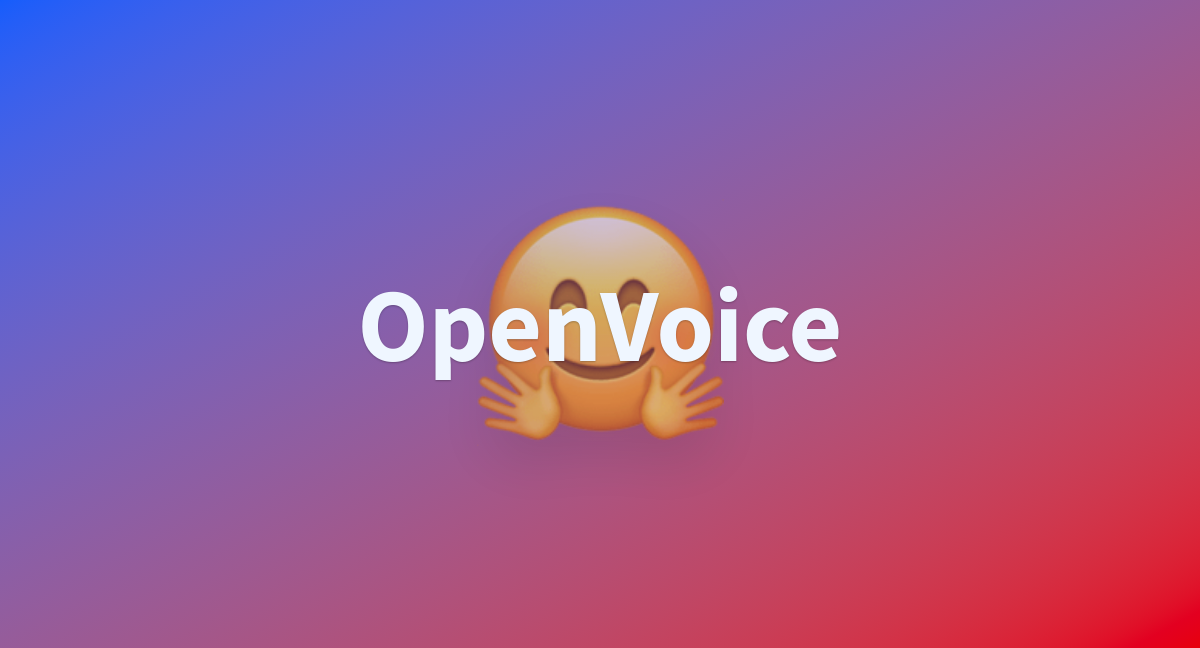 Myshell Ai Openvoice At Main