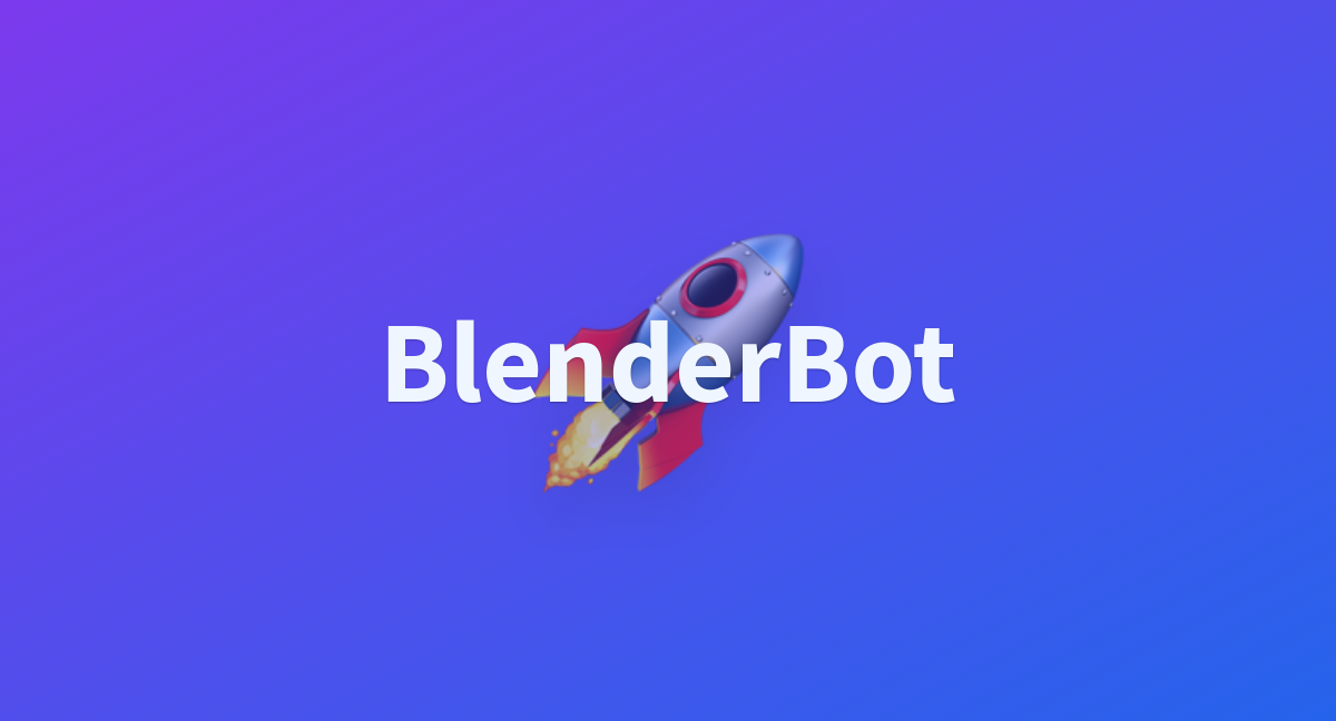 BlenderBot A Hugging Face Space By Narra Ai