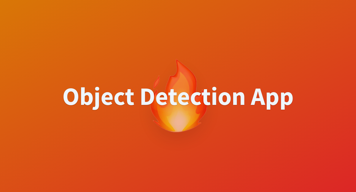 Object Detection App A Hugging Face Space By Subrajeet