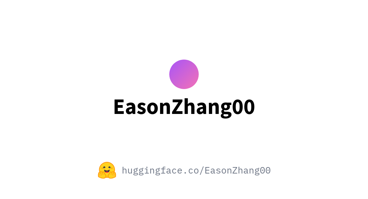 EasonZhang00 (Jiacheng Zhang)