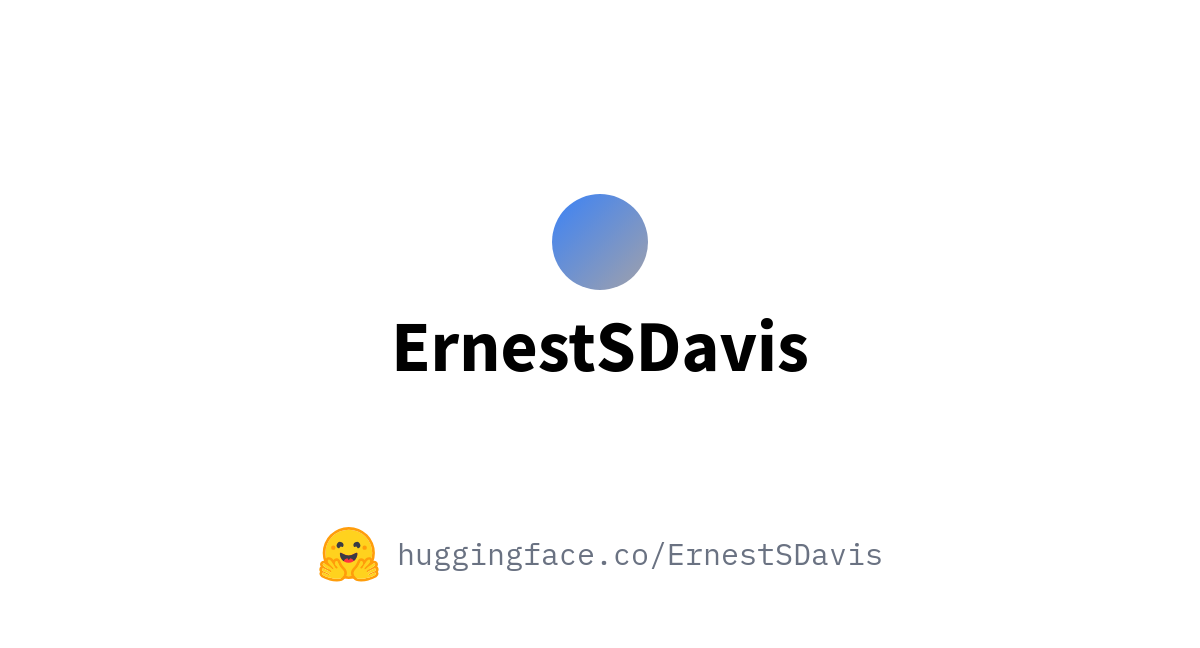 ErnestSDavis (Ernest Davis)