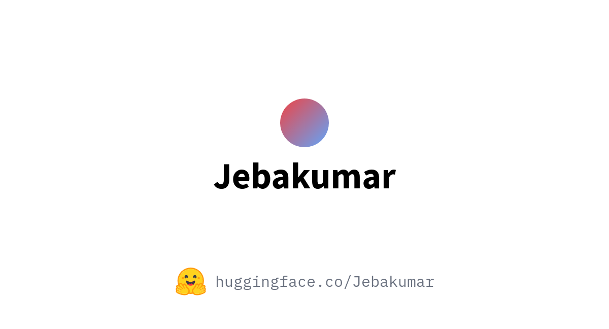 Jebakumar (Jebakumar Swvigaradoss)