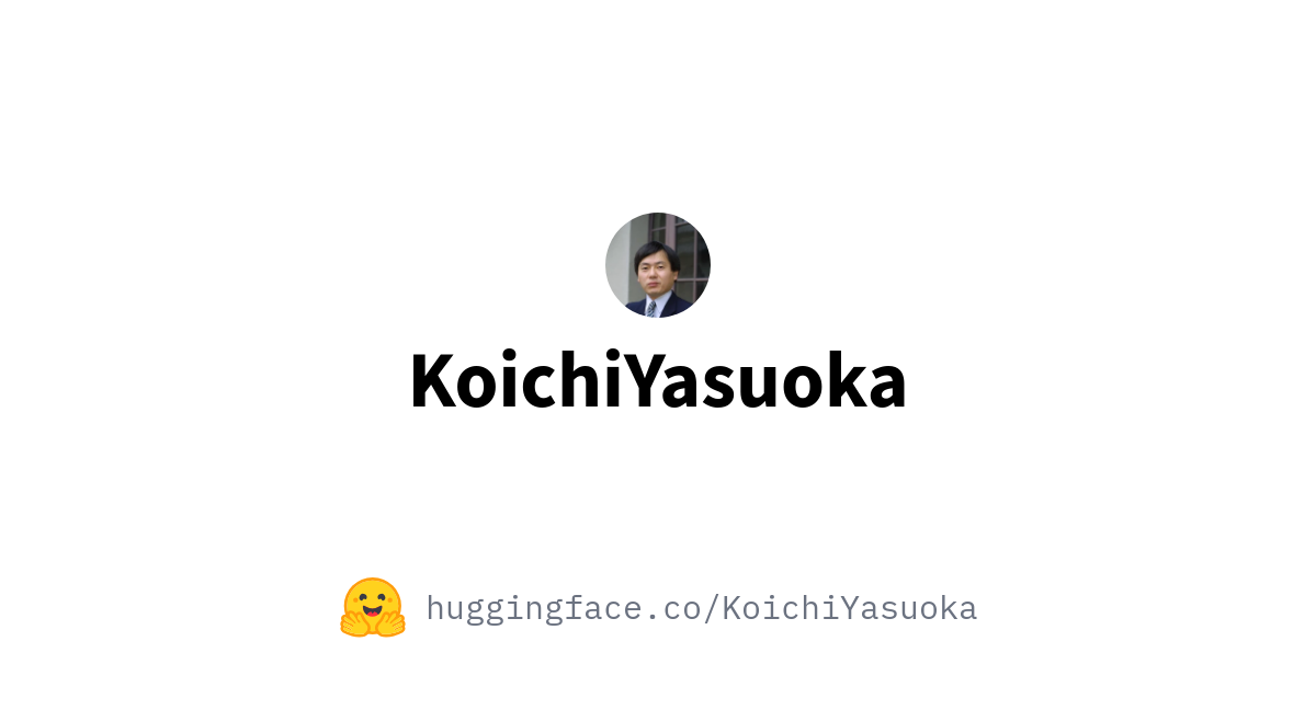 KoichiYasuoka (Koichi Yasuoka)