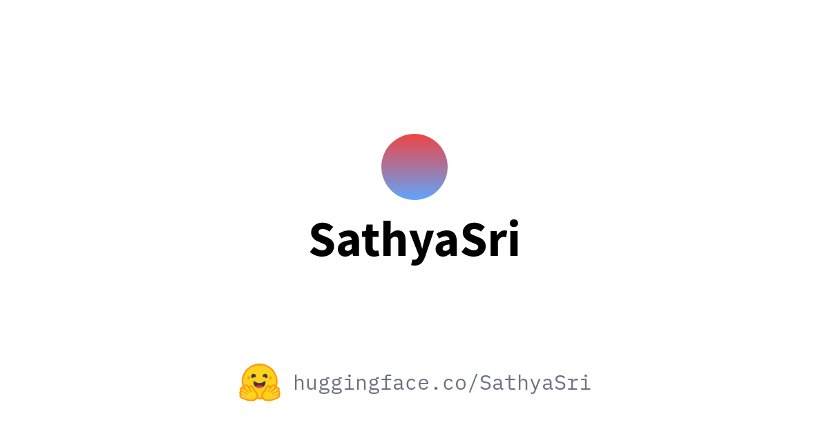 SathyaSri (Chollangi Sathya Sri)