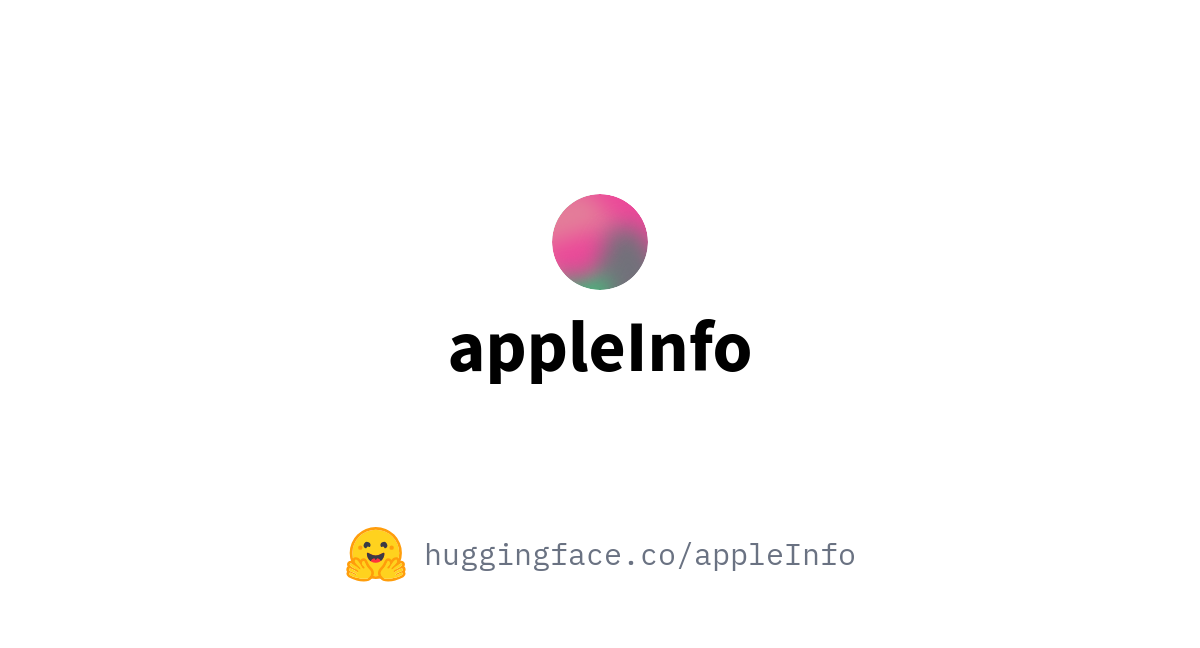 apple info