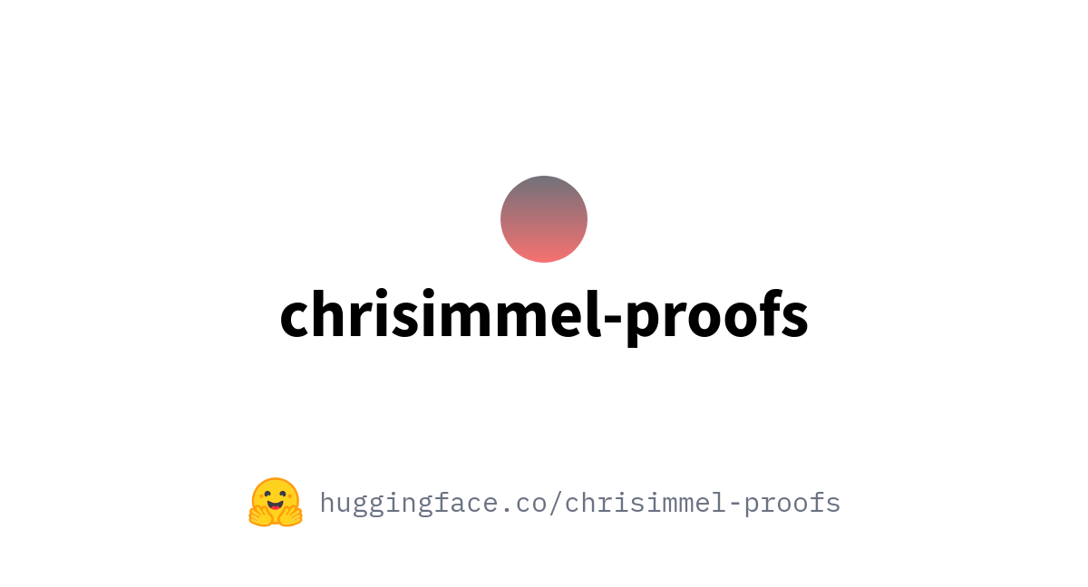 Chrisimmel proofs chris immel 