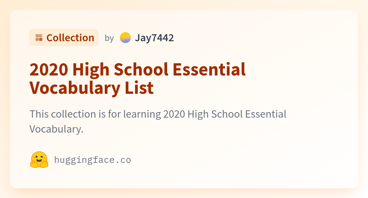 2020-high-school-essential-vocabulary-list-a-jay7442-collection