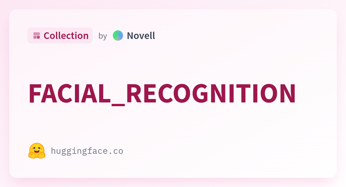 Facial Recognition - A Novell Collection