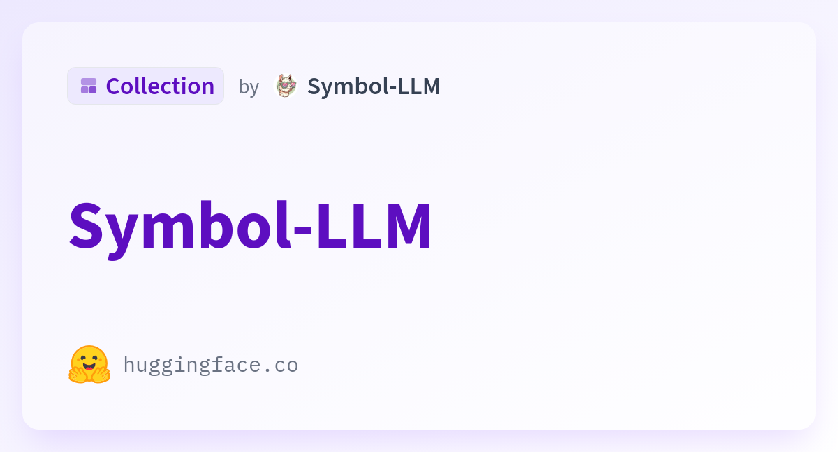 Symbol-LLM - a Symbol-LLM Collection