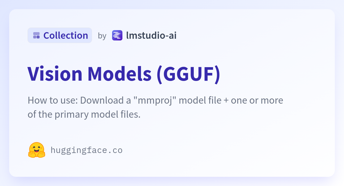 Vision models gguf a lmstudio ai collection