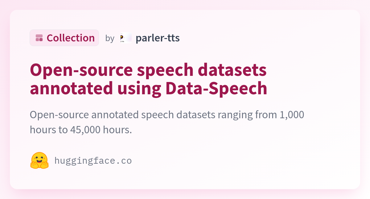 data speech meaning