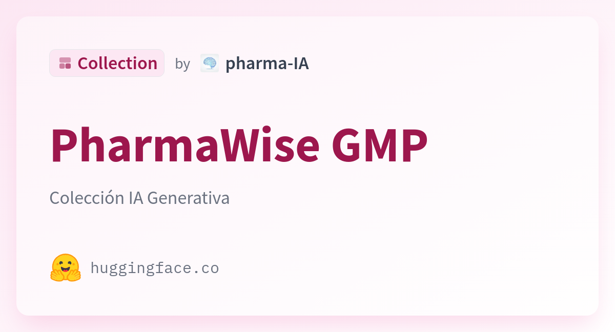 PharmaWise GMP A Pharma IA Collection