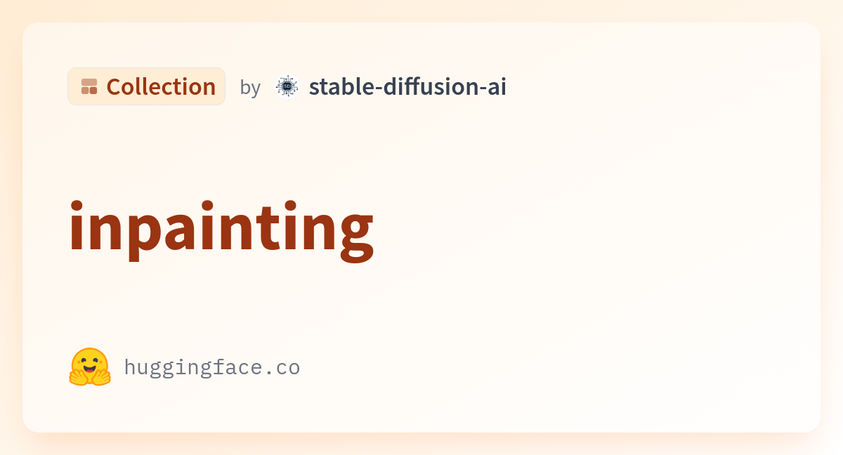 Inpainting - A Stable-diffusion-ai Collection