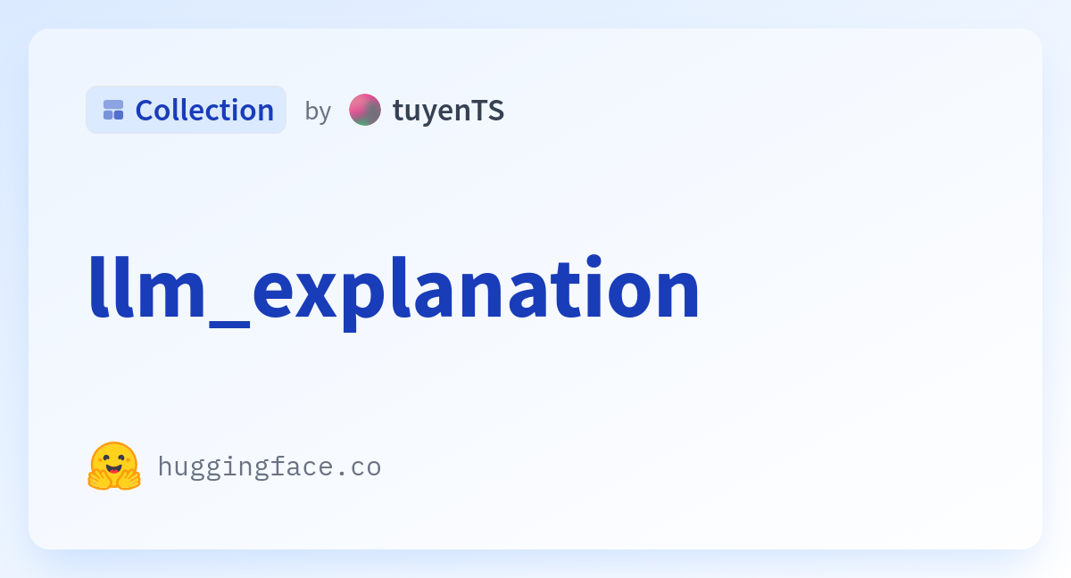 llm_explanation - a tuyenTS Collection