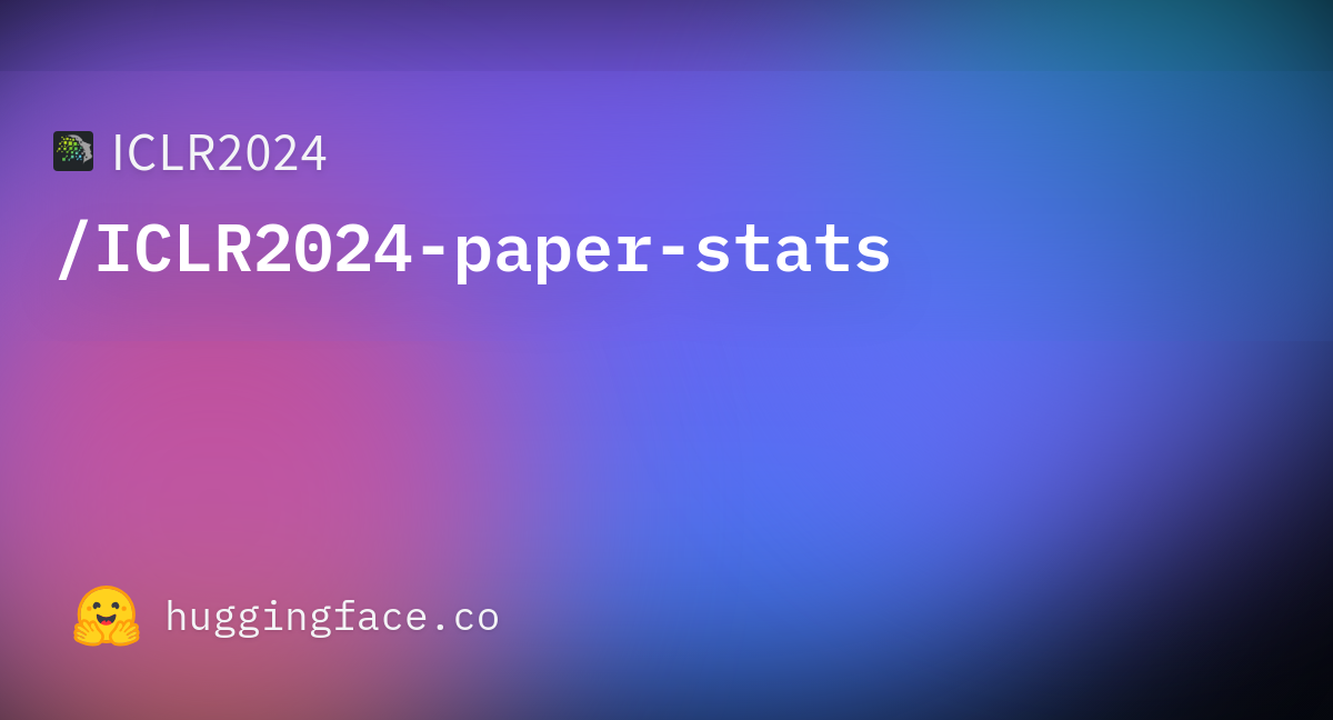 ICLR2024/ICLR2024paperstats at main