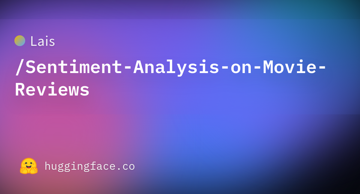 sentiment analysis on movie reviews dataset