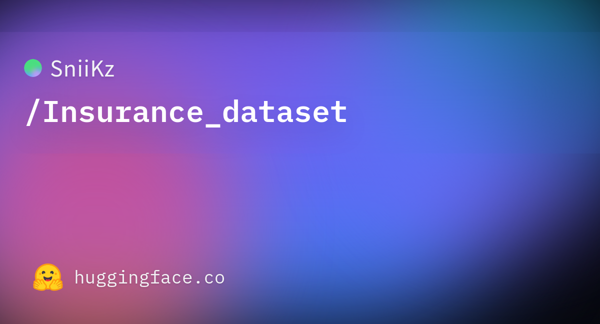 SniiKz/Insurance_dataset at main