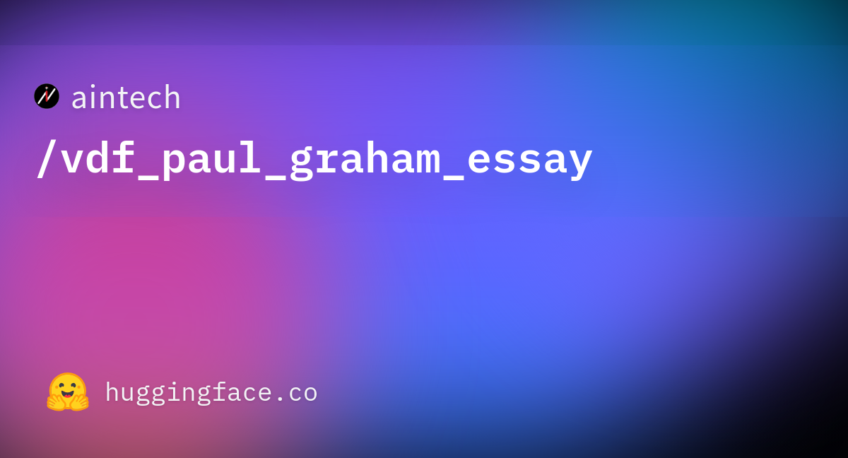 paul graham investors essay