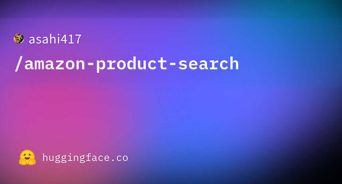 asahi417/amazon-product-search · Datasets at Hugging Face