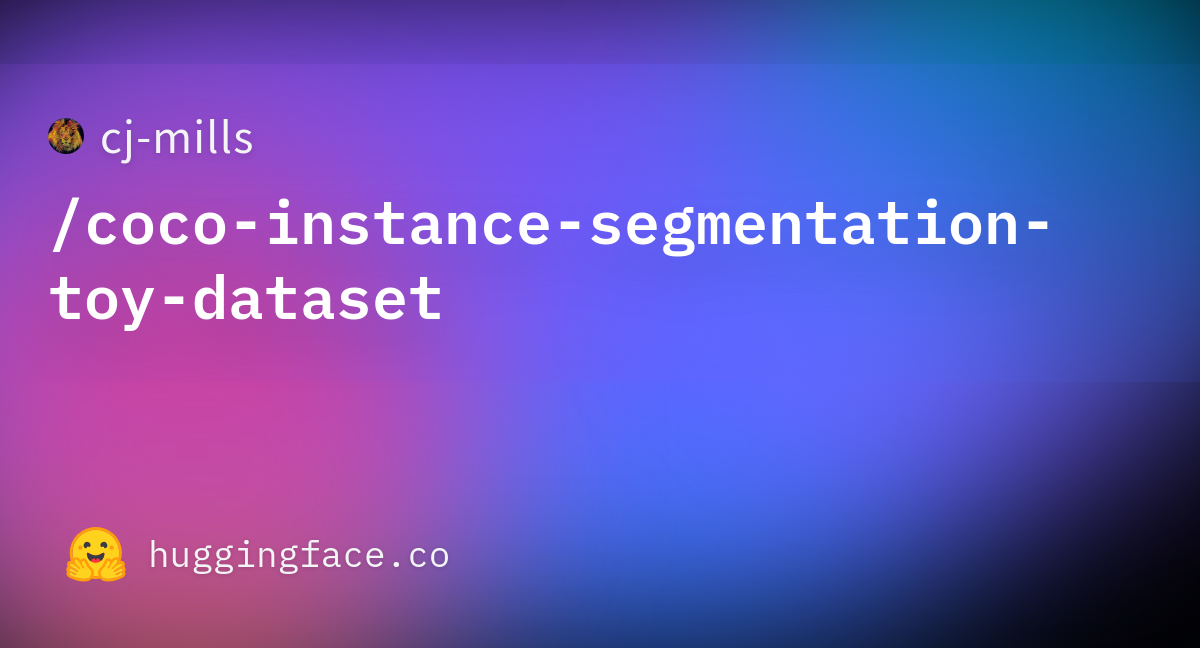 Cj-mills/coco-instance-segmentation-toy-dataset · Datasets At Hugging Face