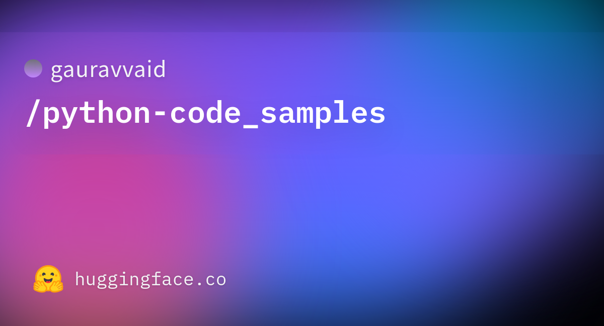 gauravvaid/python-code_samples at main