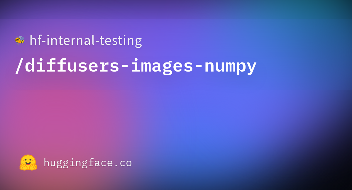 Hf Internal Testing Diffusers Images Numpy At Main