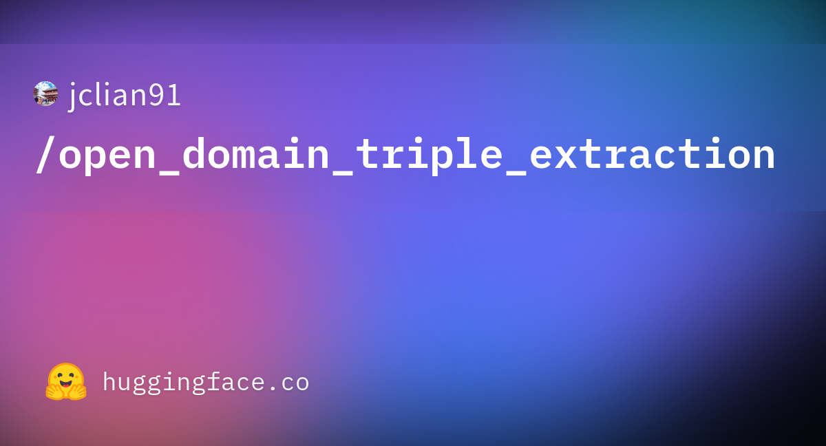 jclian91/open_domain_triple_extraction · Datasets at Hugging Face