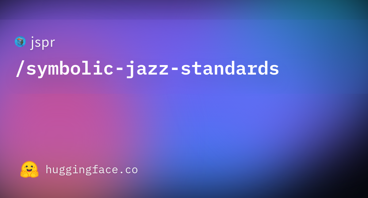 jspr/symbolic-jazz-standards · Datasets at Hugging Face