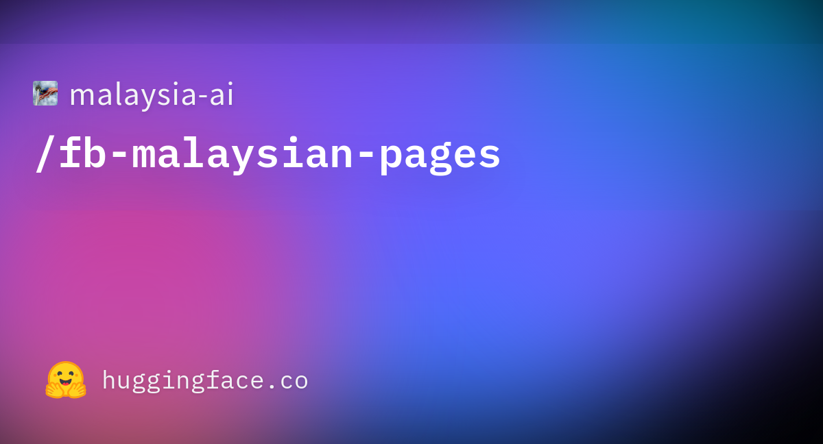 mesolitica/fb-malaysian-pages at main