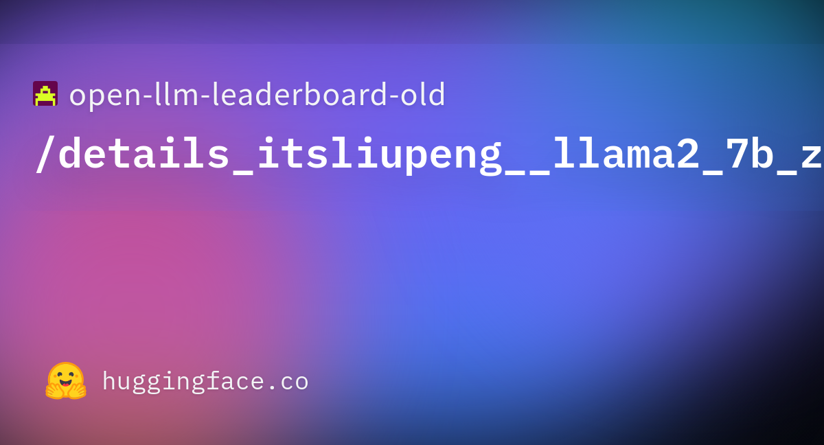 Open-llm-leaderboard-old/details_itsliupeng__llama2_7b_zh · Datasets At ...