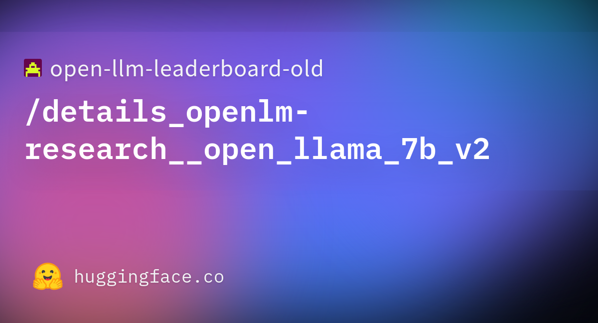 Open-llm-leaderboard/details_openlm-research__open_llama_7b_v2 At Main