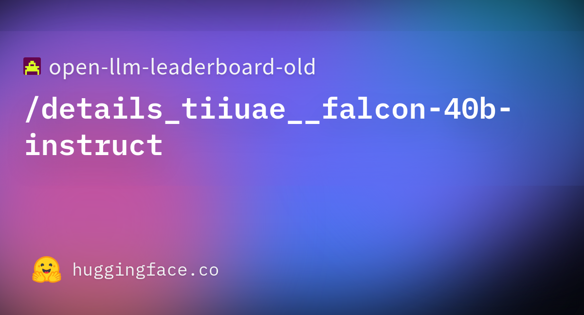 Open-llm-leaderboard/details_tiiuae__falcon-40b-instruct At Main