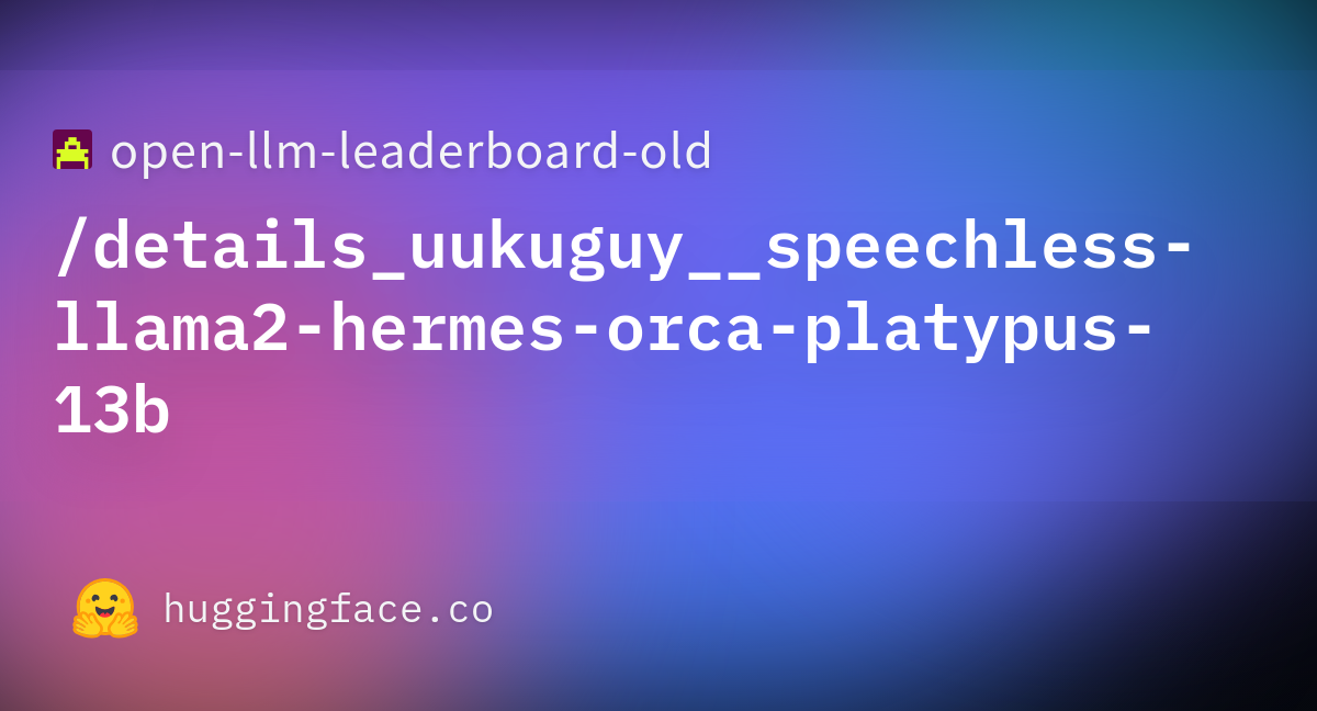 Open-llm-leaderboard/details_uukuguy__speechless-llama2-hermes-orca ...