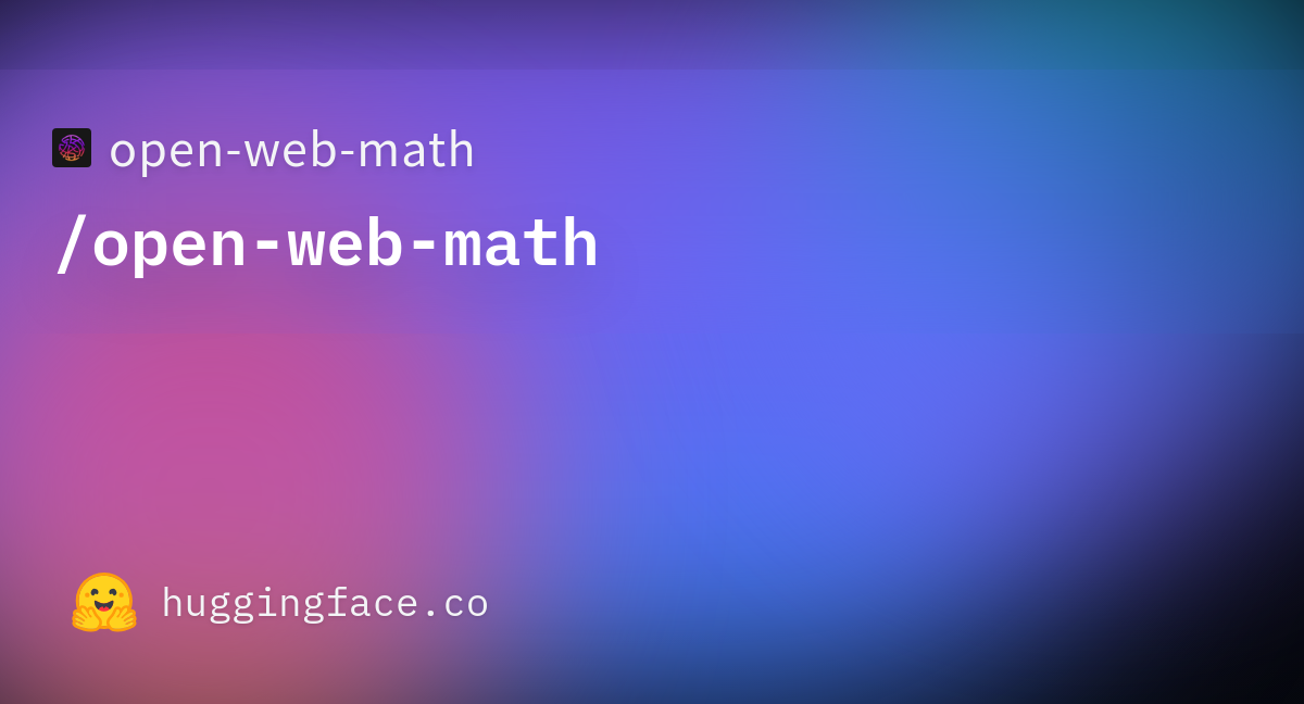 open-web-math/open-web-math · Datasets at Hugging Face