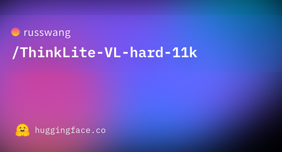Readme md russwang thinklite vl hard 11k at main