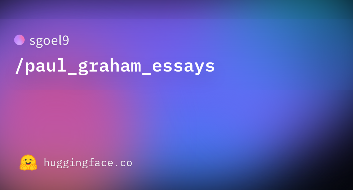 paul graham's essay the age of the essay