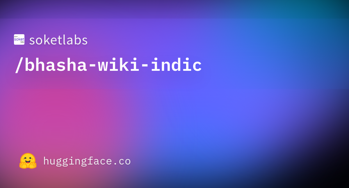 soketlabs/bhasha-wiki-indic at main