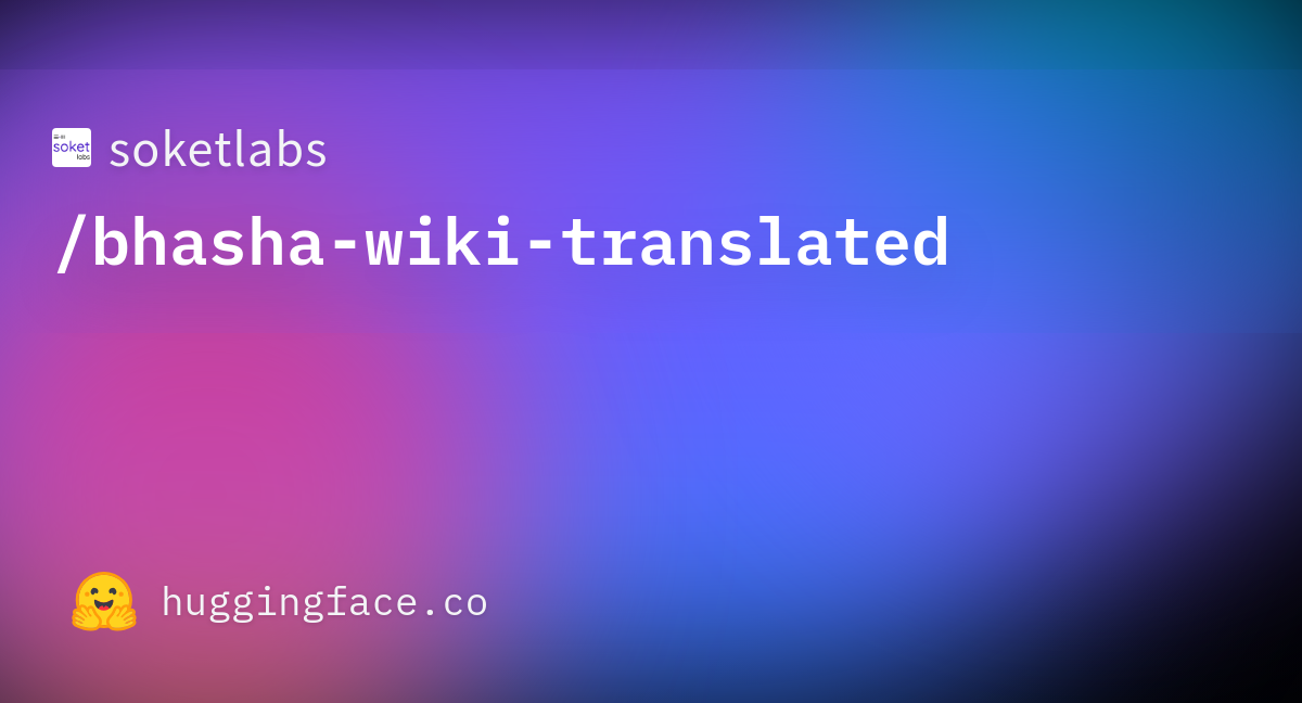 soketlabs/bhasha-wiki-translated · Datasets at Hugging Face