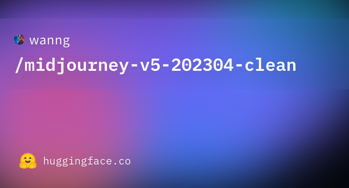 wanng/midjourney-v5-202304-clean · Datasets at Hugging Face
